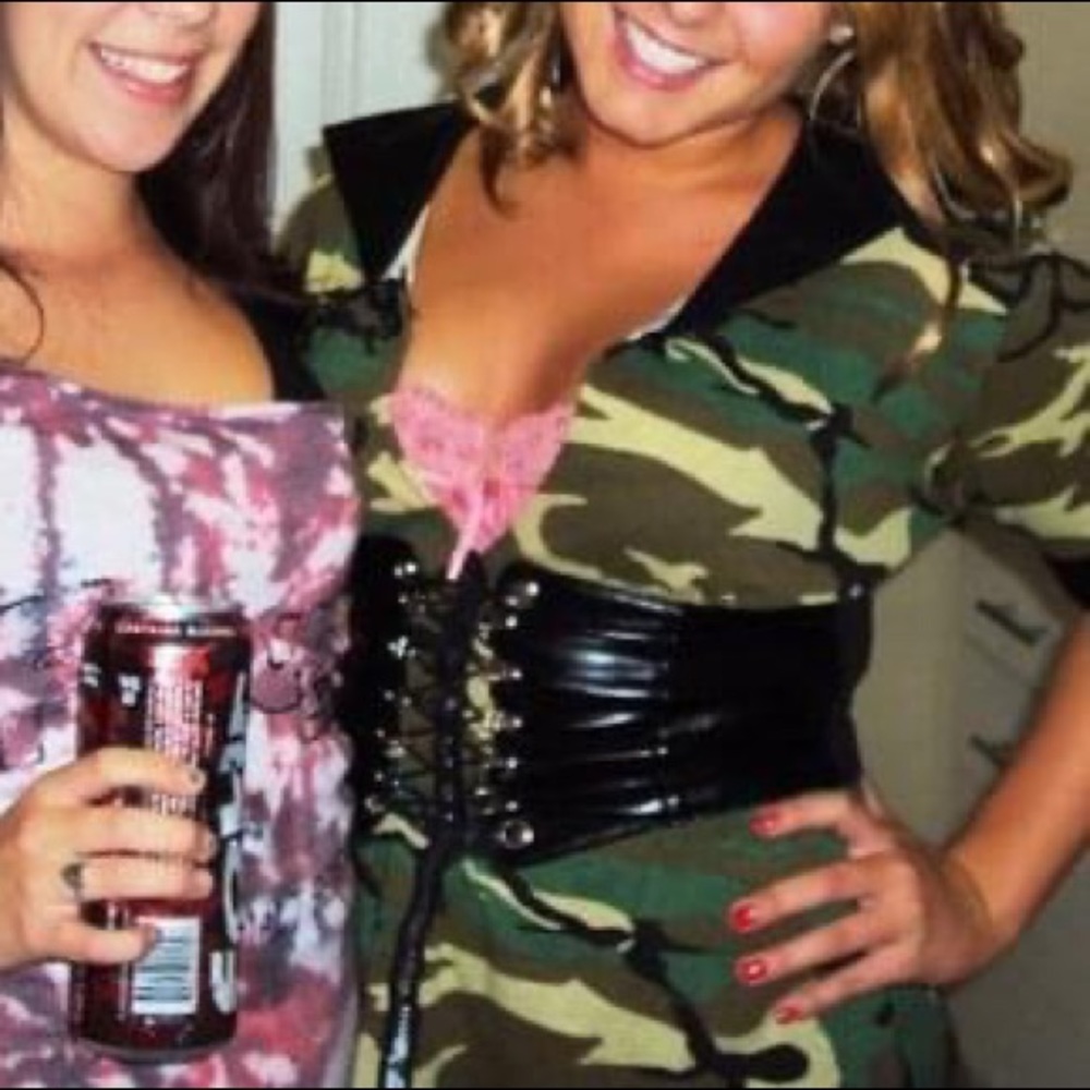 Camo Top & Corset Halloween